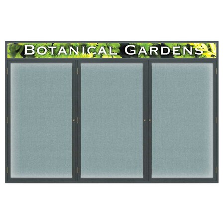 United Visual Products Open Faced Traditional Rounded Corkboard UV642ARC-WHITE-BUFF